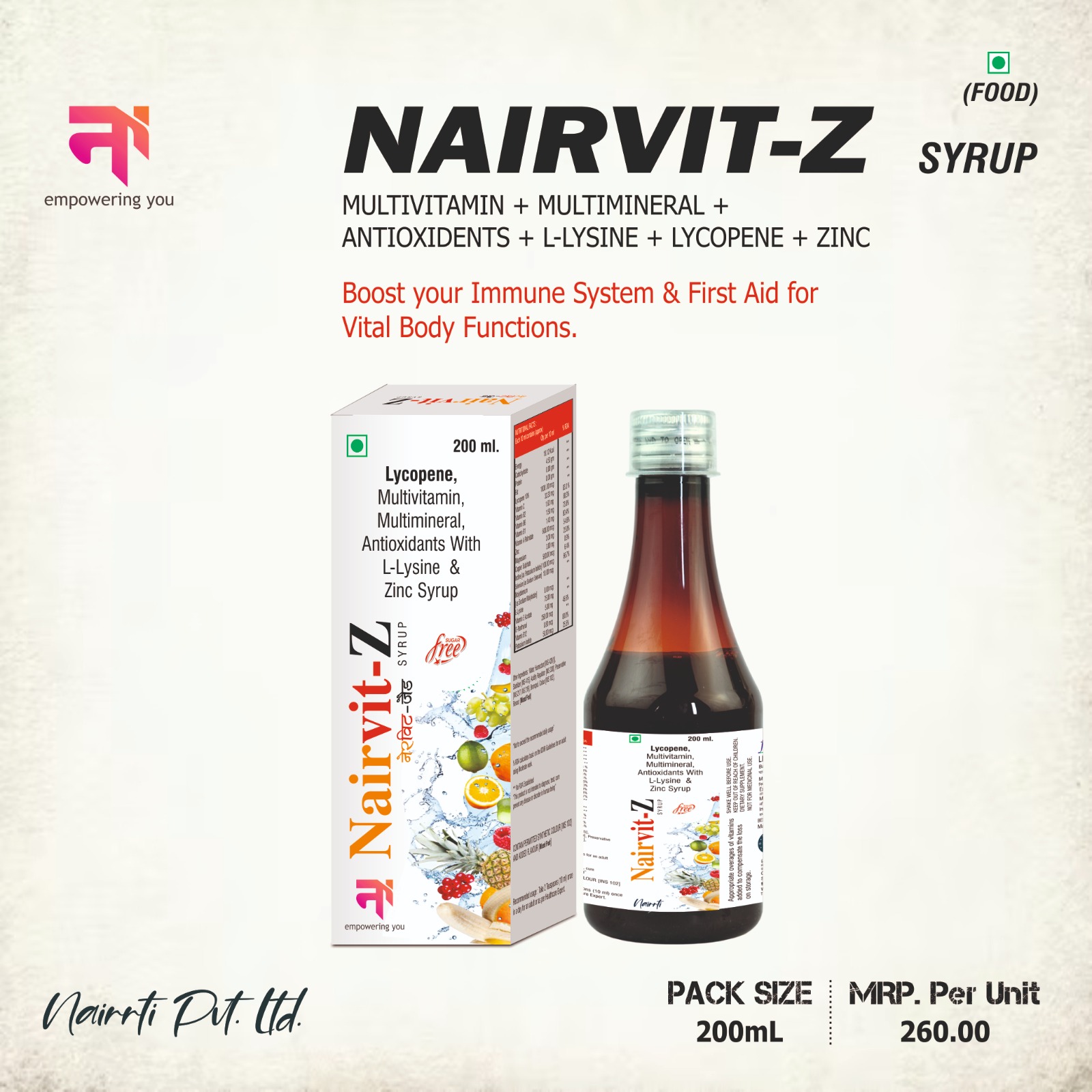 NAIRVIT-Z (FOOD)